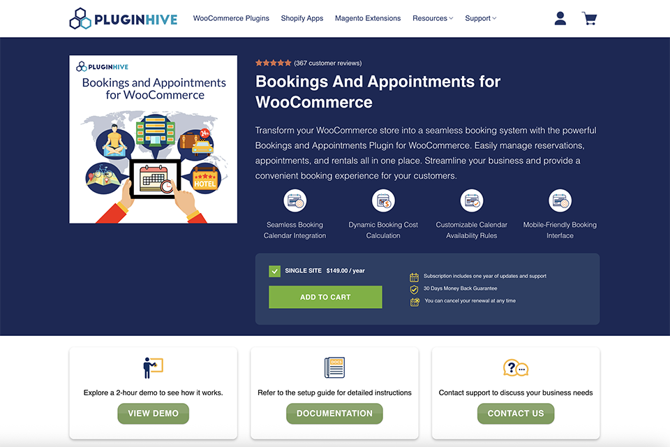 pluginhive wordpress booking plugin