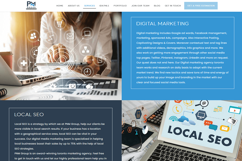 pnm group creative agency digital marketing