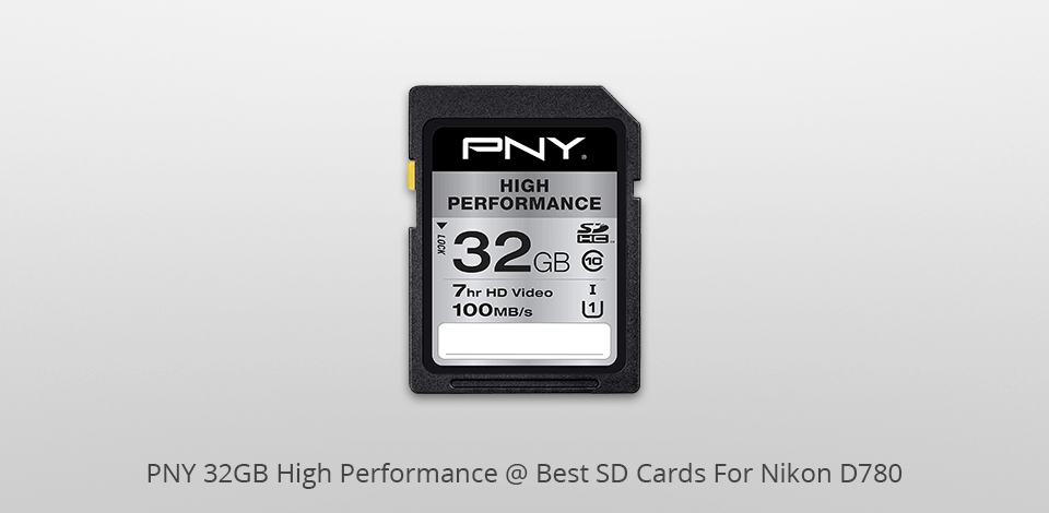 pny 32gb high performance sd card for nikon d780