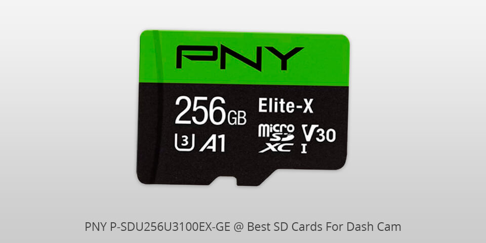 pny p-sdu256u3100ex-ge sd card for dash cam