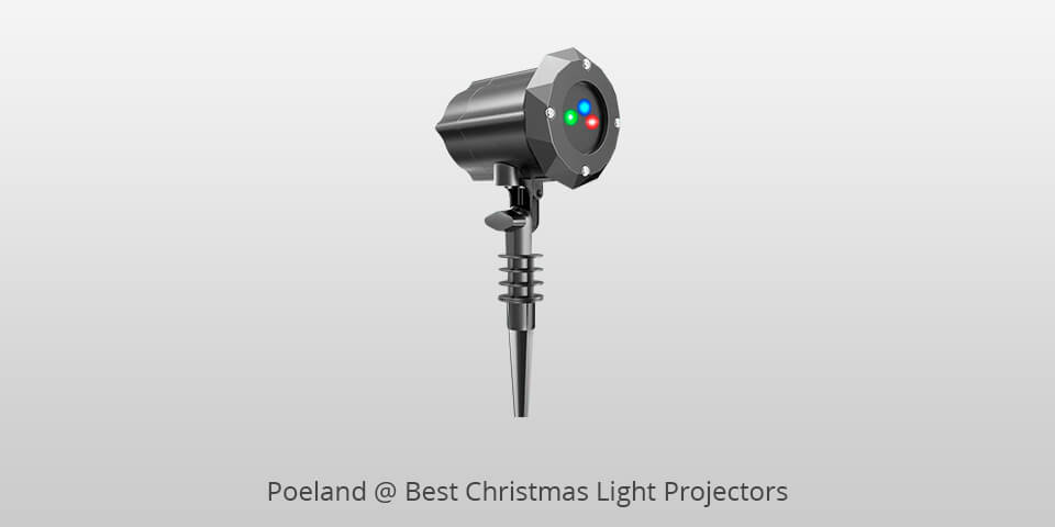 poeland christmas light projector