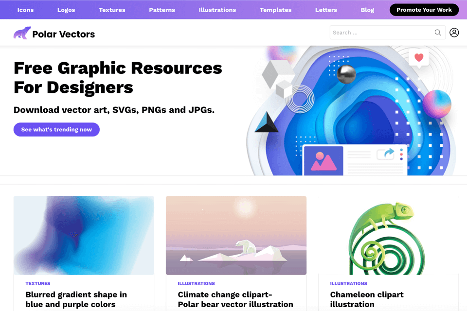 polar vectors interface