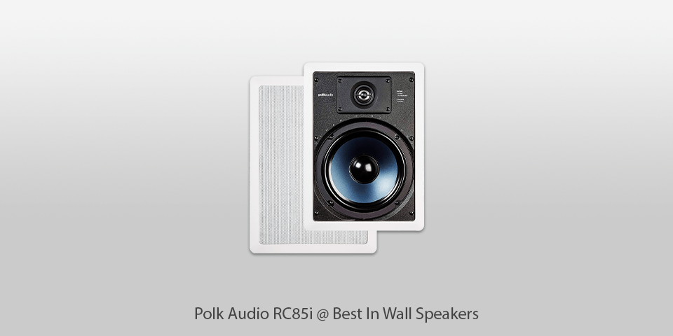 polk audio rc85i in wall speakers