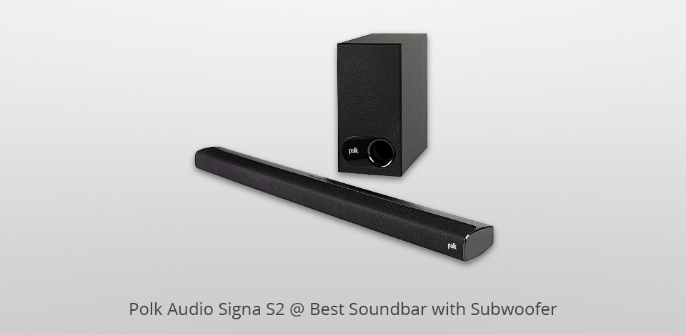 polk audio signa s2 soundbars with subwoofer