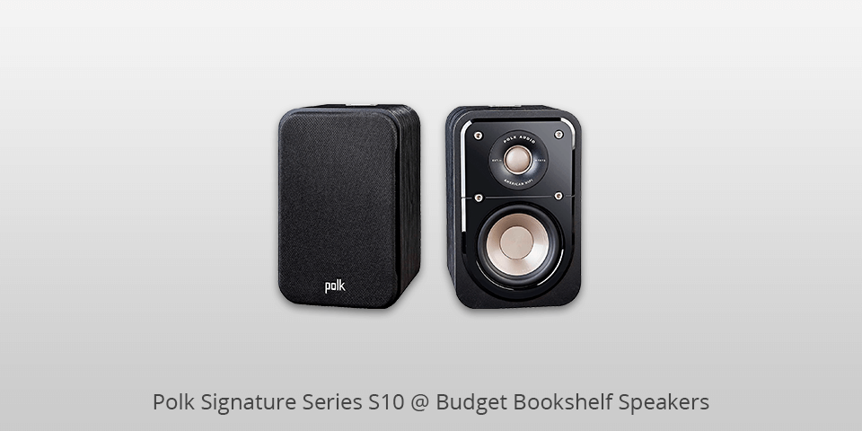 polk signature series s10 budget bookshelf speakers