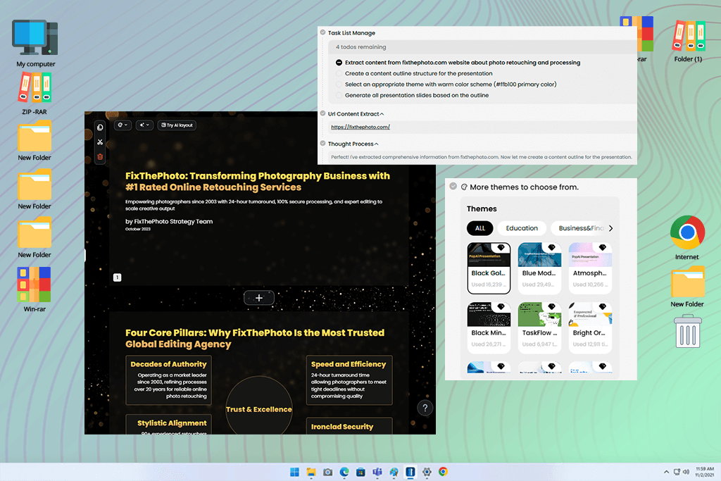 popai ai presentation maker editor