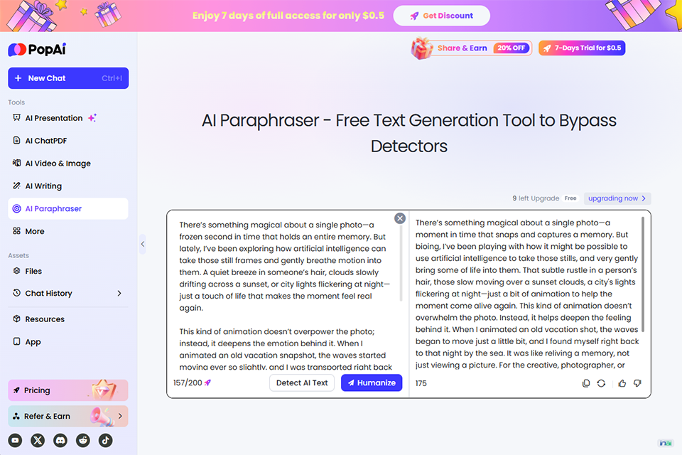 popai pro paraphrasing software