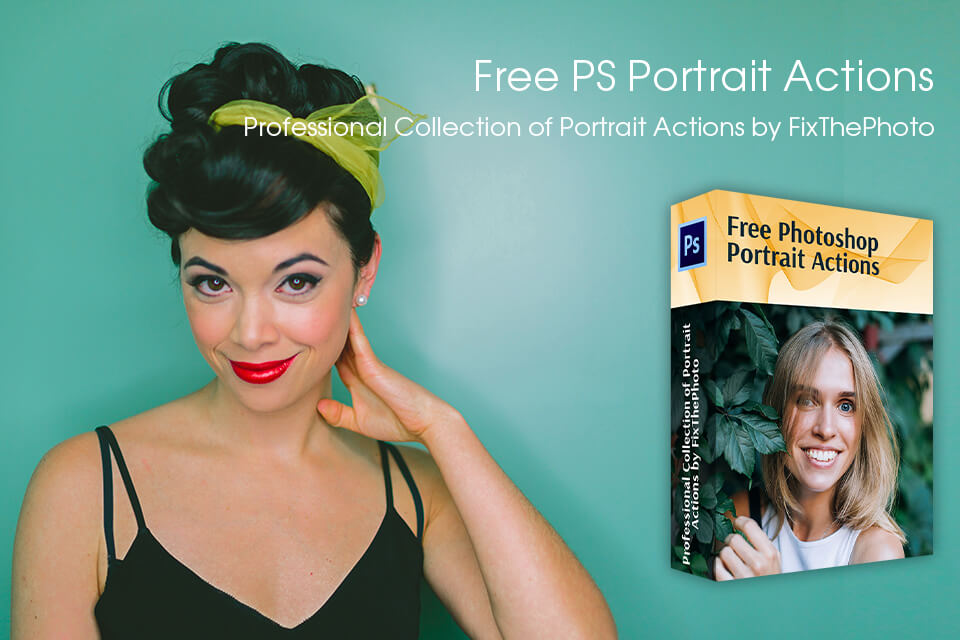 portrait actions by fixthephoto