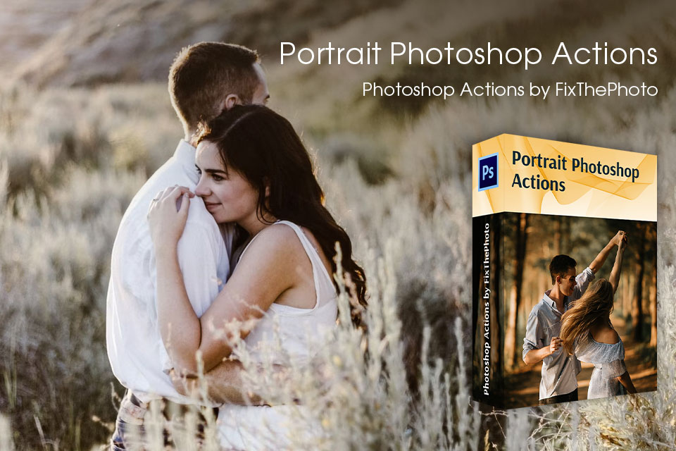 portrait photoshop actions from fixthephoto