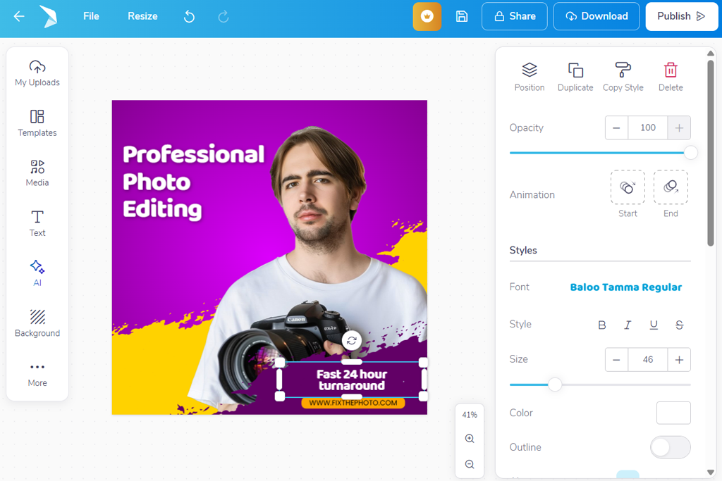 postermywall instagram banner maker