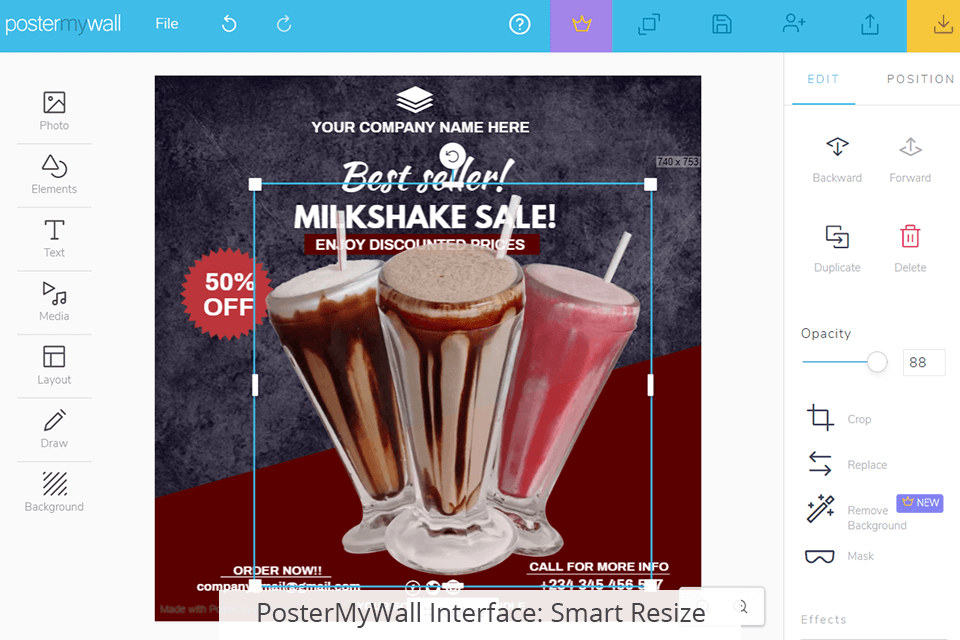 postermywall interface