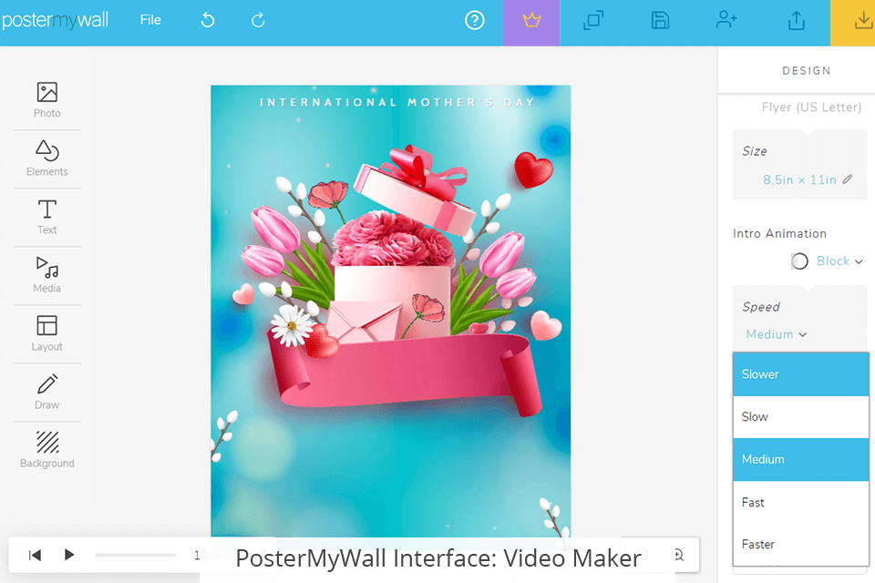 postermywall video tools