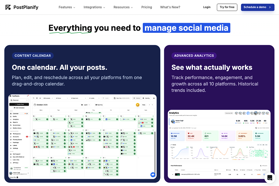 postplanify social media management tool