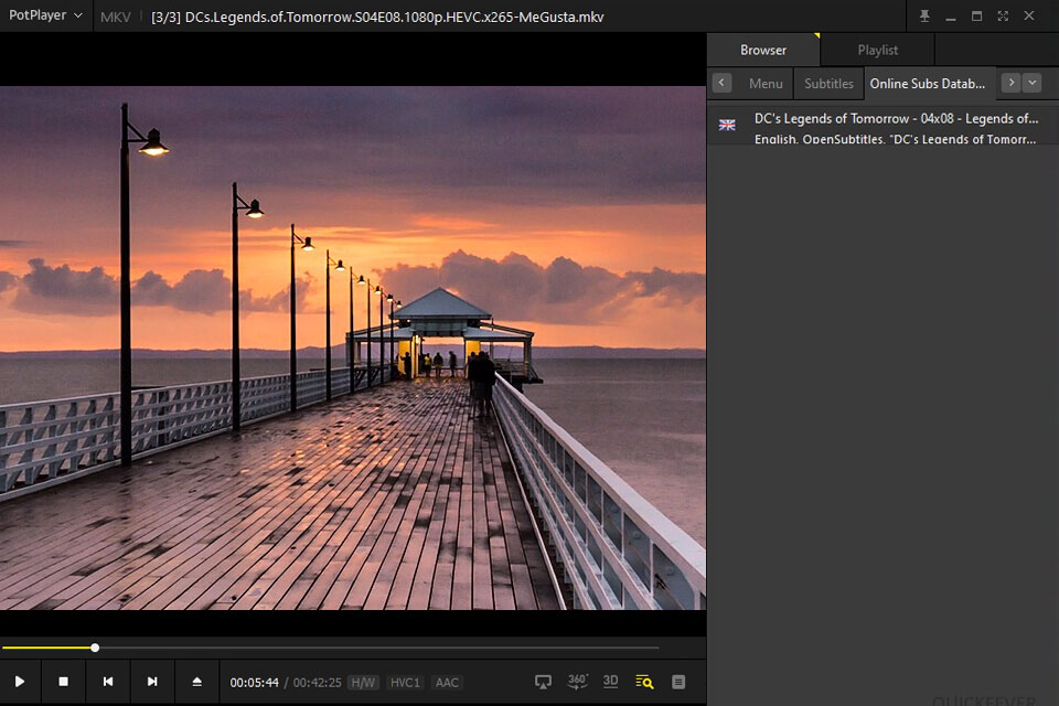 potplayer mkv interface