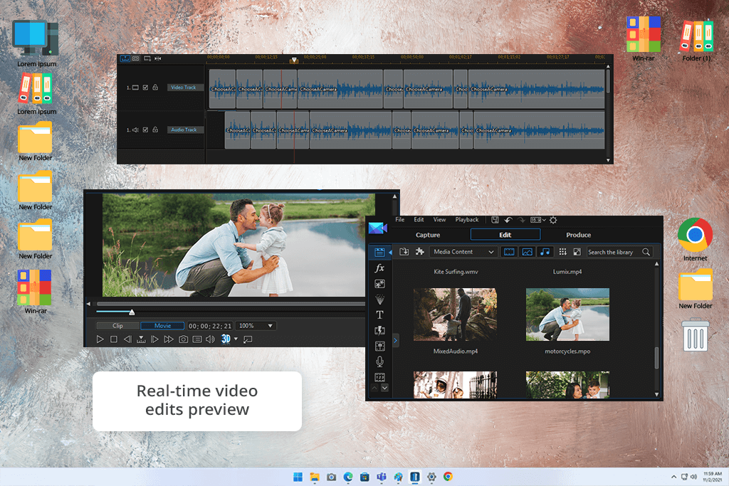 powerdirector 14 interface