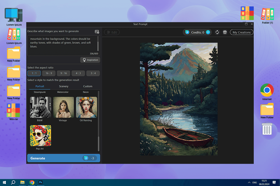 powerdirector ai album cover generator