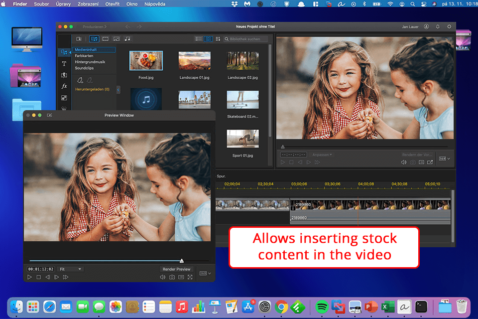 powerdirector for mac screen