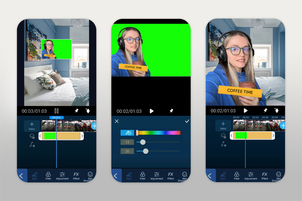 powerdirector free green screen app