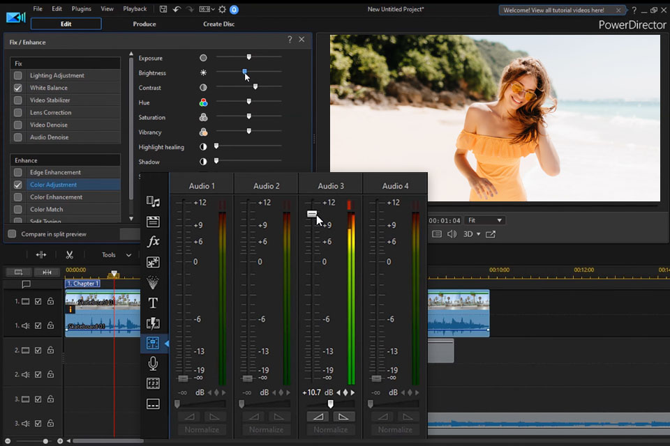 powerdirector vegas pro alternative interface