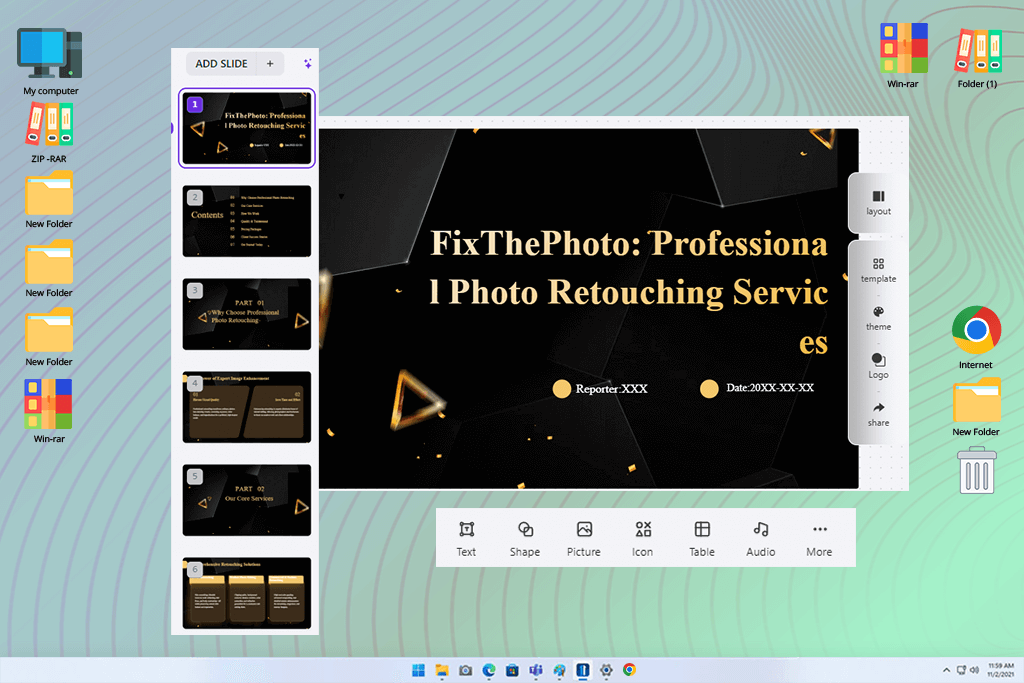 ppt ai presentation maker editor