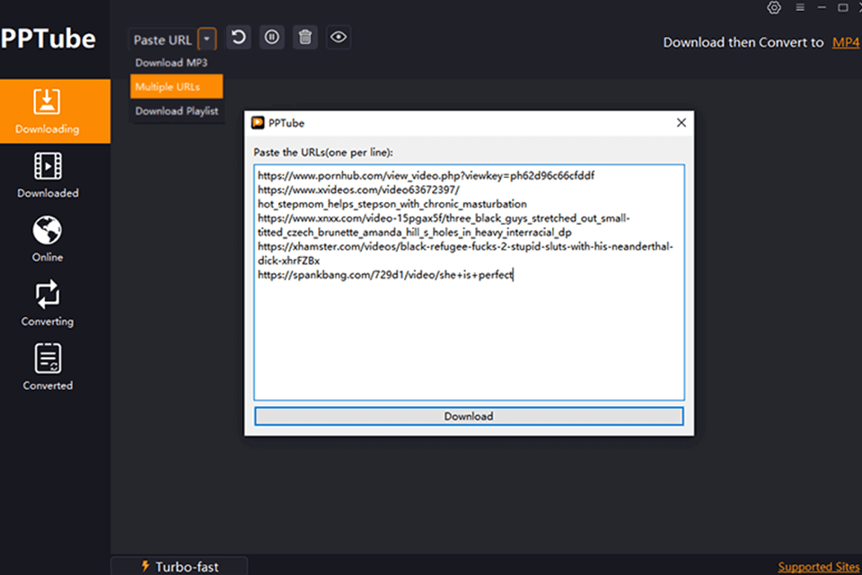 pptube bulk downloads