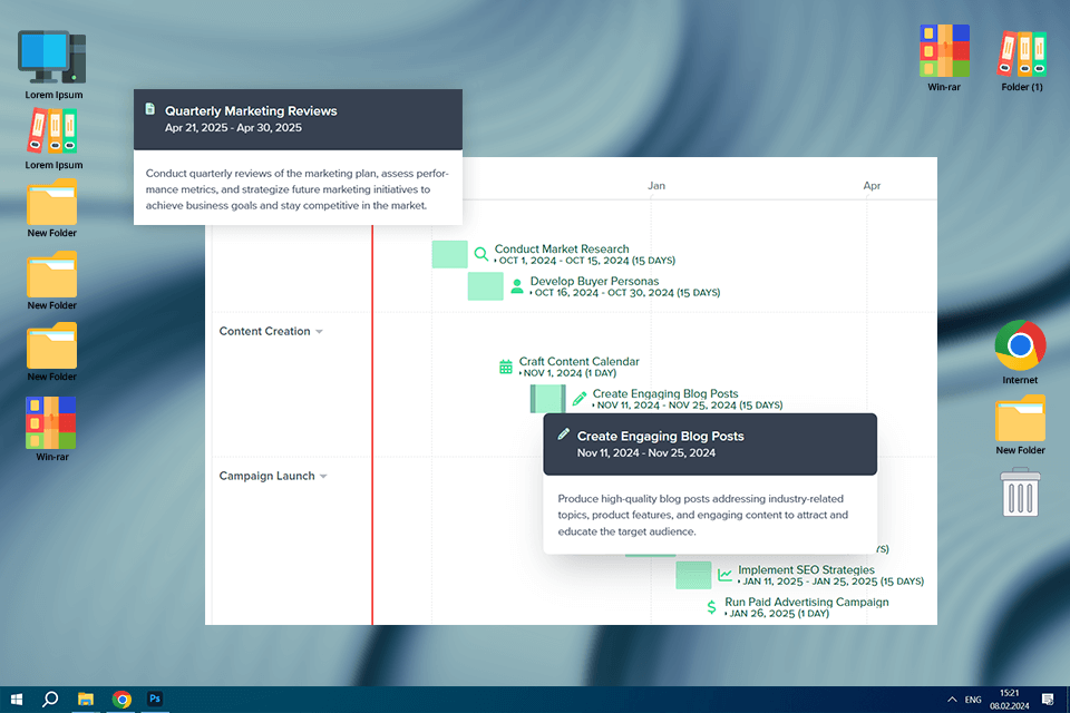 preceden timeline generator