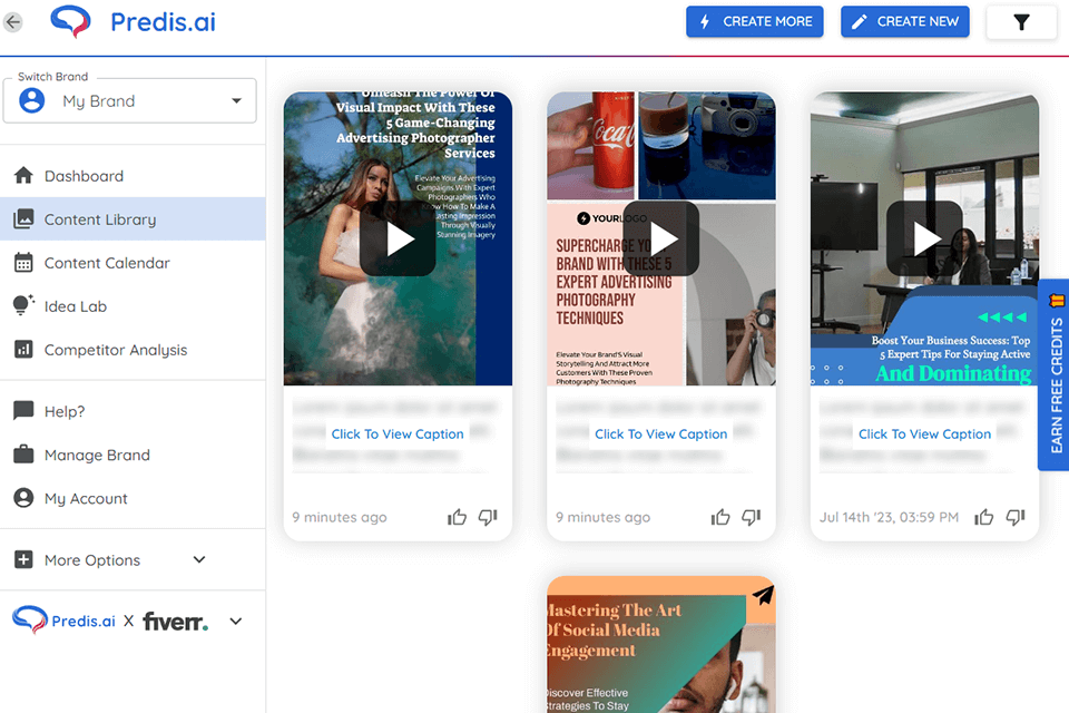 predis ai tool for social media management