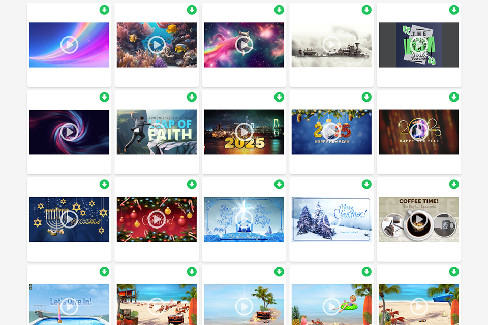 presentermedia free stock video site