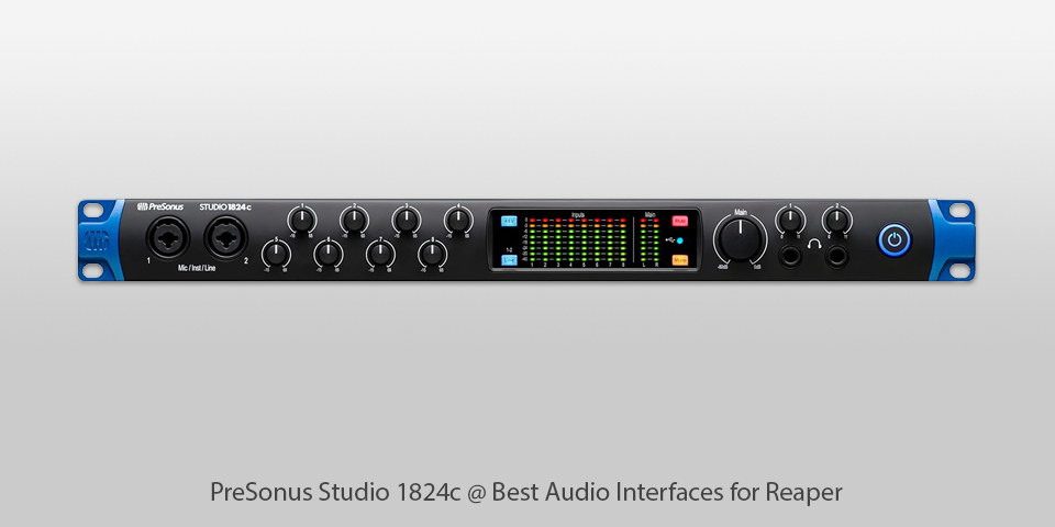presonus studio 1824c audio interface for reaper