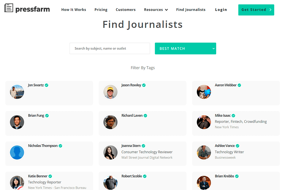 pressfarm agency journalists