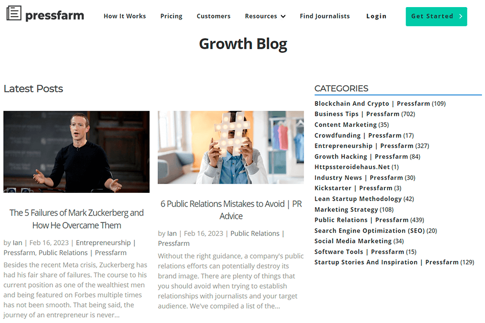 pressfarm blog