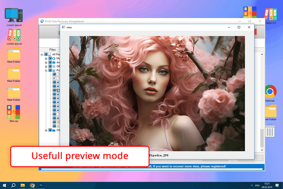ifind data recovery preview mode