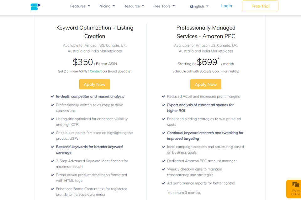 sellerapp plan price