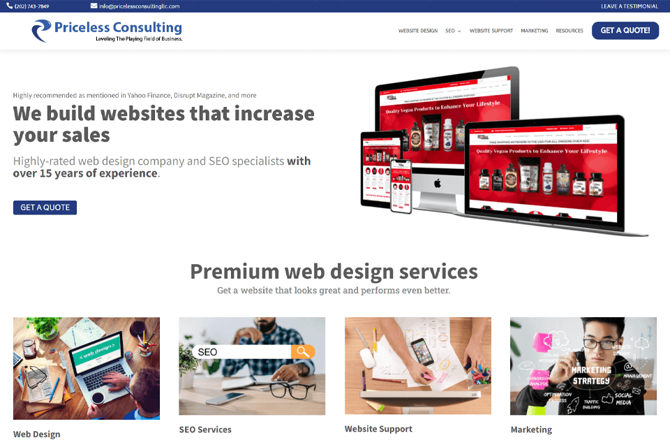priceless consulting llc website