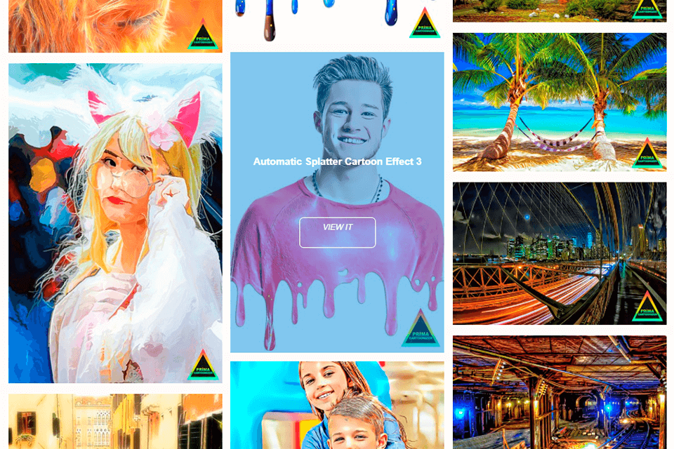 prima cartoonizer portfolio