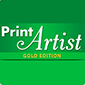 print artist gold logo