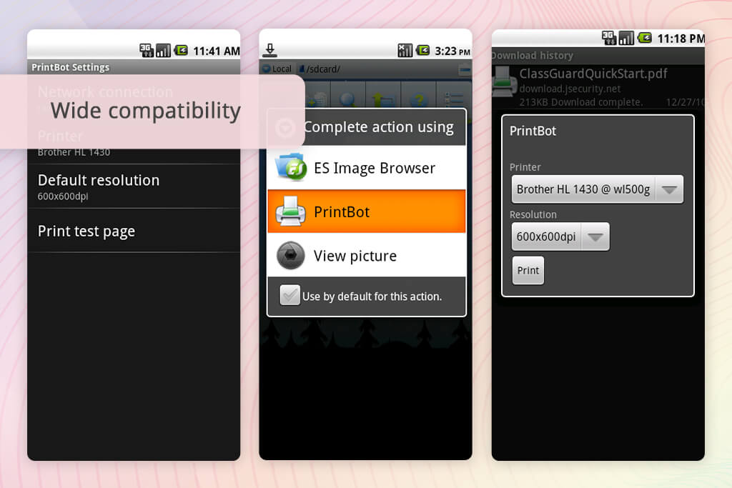 printerbot interface