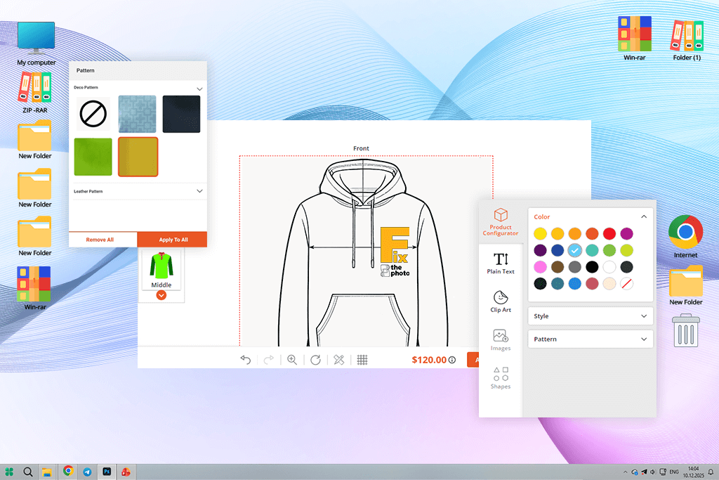 printxpand hoodie design software