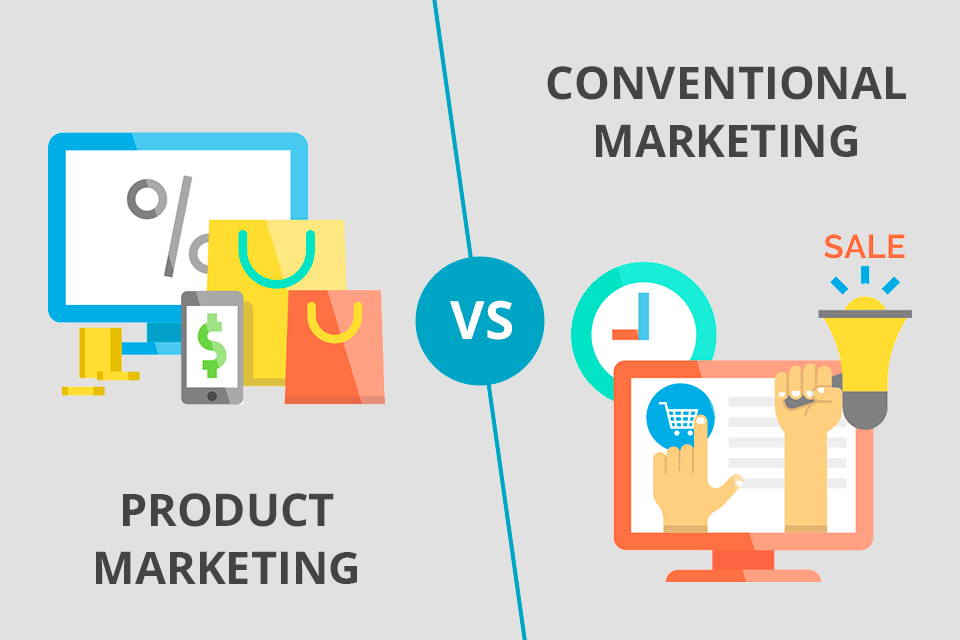 product marketing vs conventional marketing