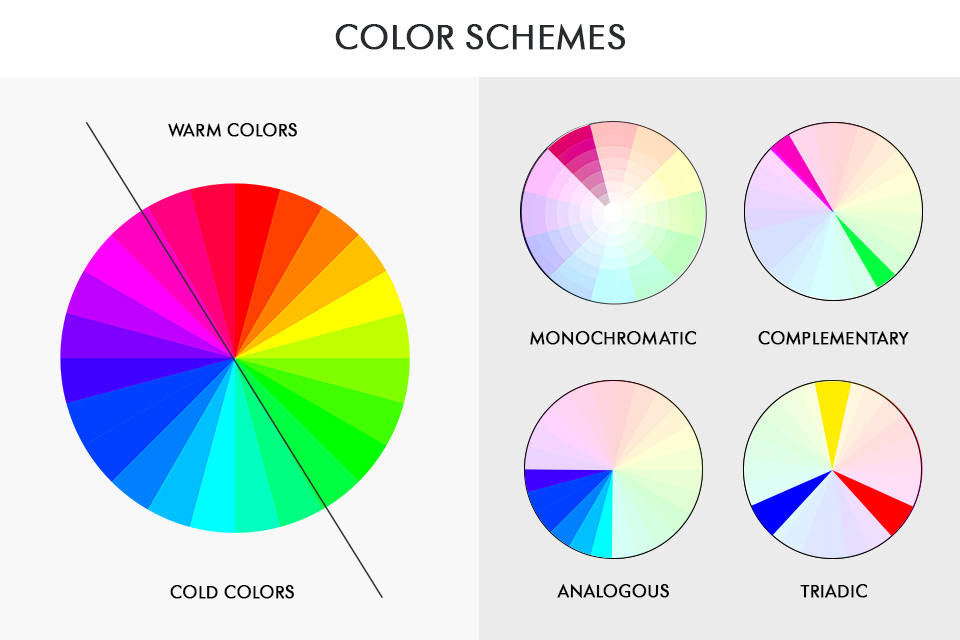 product styling color schemes