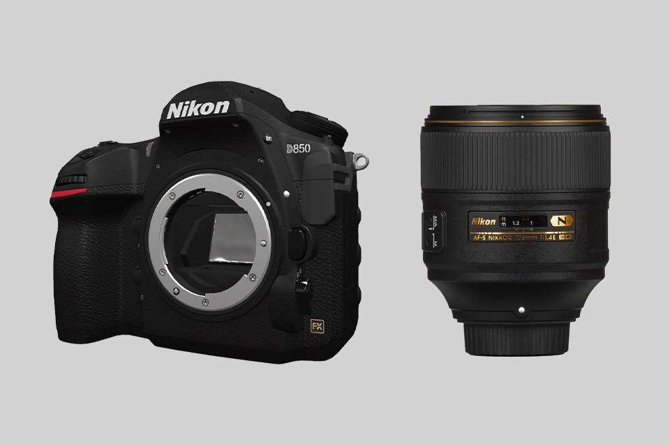 professional equipment in the portrait store