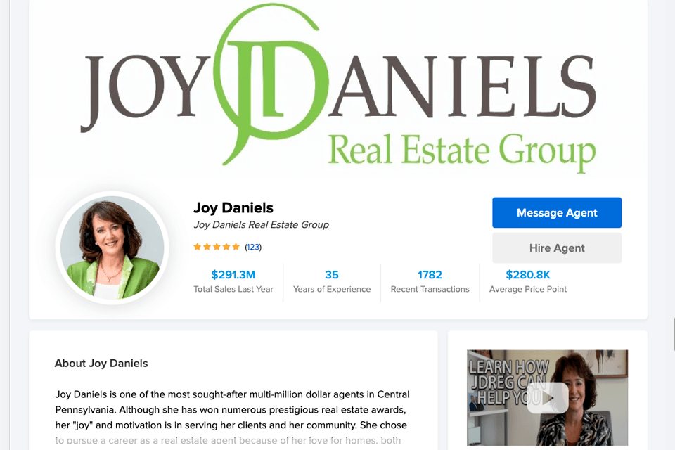 professional headshot to get listings in real estate