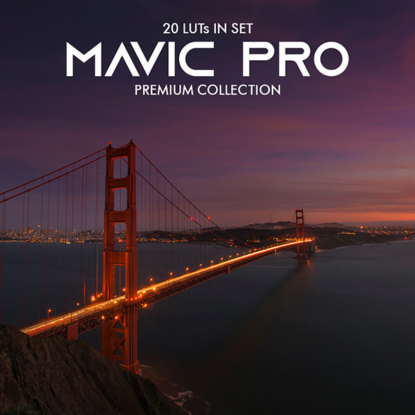 banner profissional mavic pro luts
