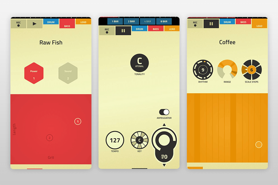 propellerhead figure music production apps for ipad interface