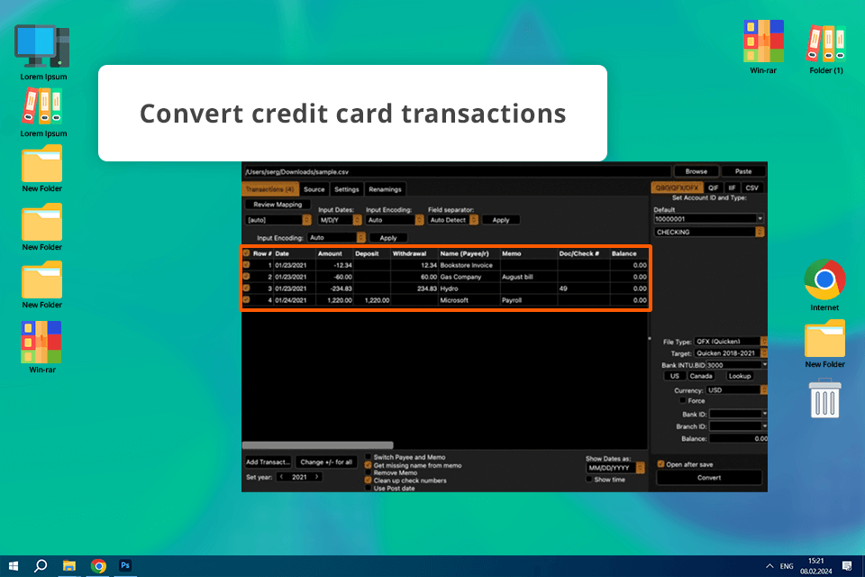 properconvert pdf to csv converter