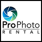 prophoto rental camera lens rental logo