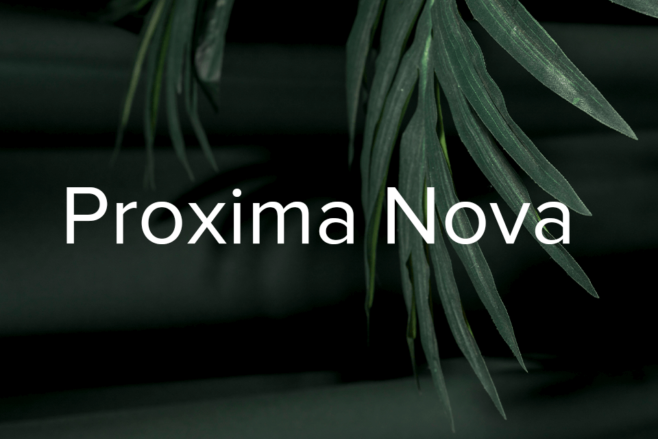 proxima nova free adobe font
