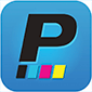 psprint online business card printing services logo