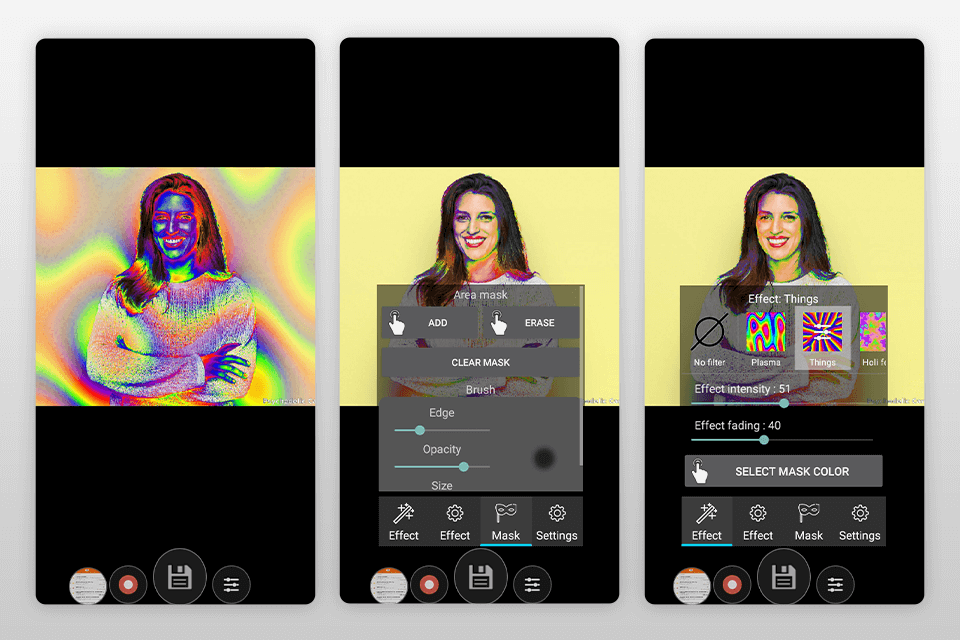 psychedelic camera kirlian photography app