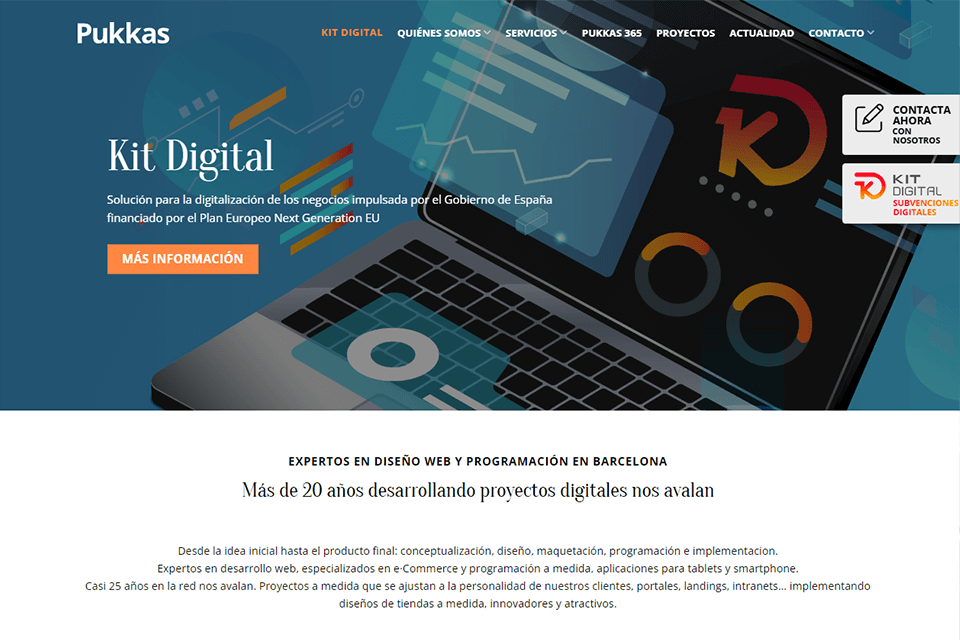 pukkas sitio web de la empresa de desarrollo